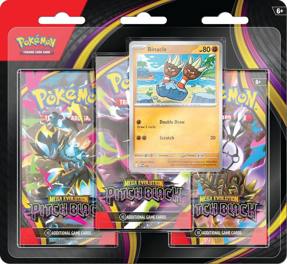 Pokemon TCG Pitch Black 3-Pack Blister (ENG)